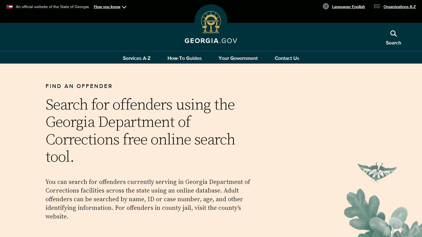 Find an Offender | Georgia.gov
